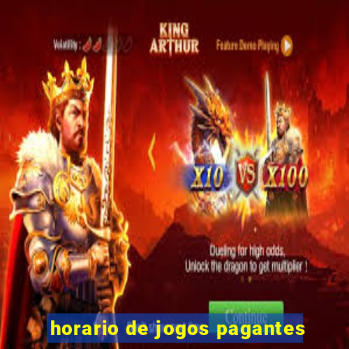 horario de jogos pagantes